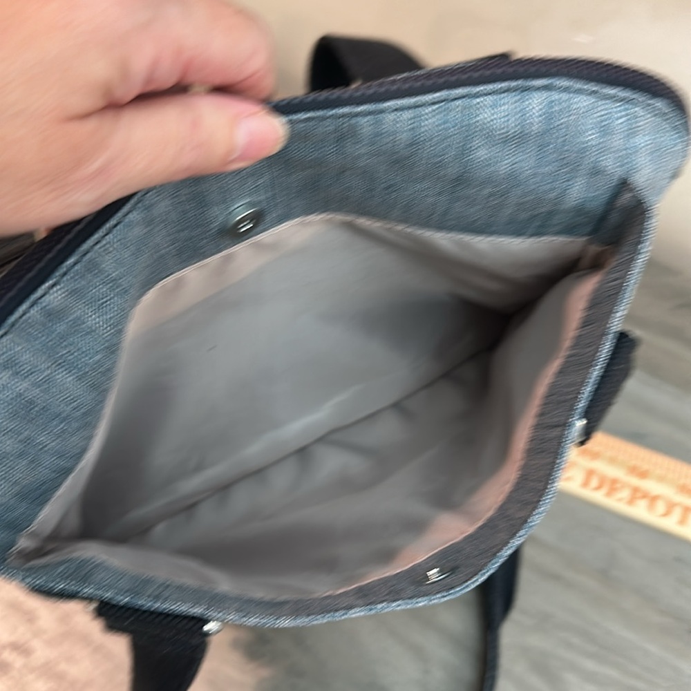 Kipling Denim Look Shoulder Bag - Picture 4 of 14
